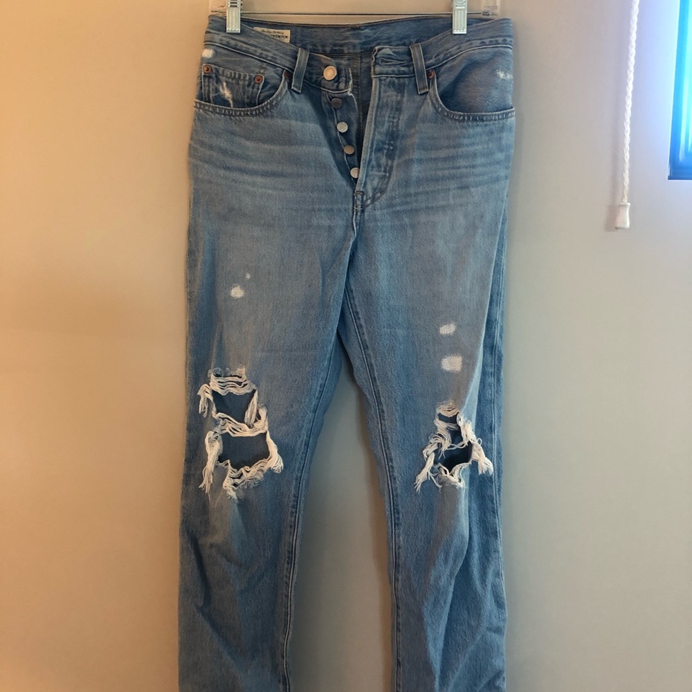Levi’s high-rise denim jeans
